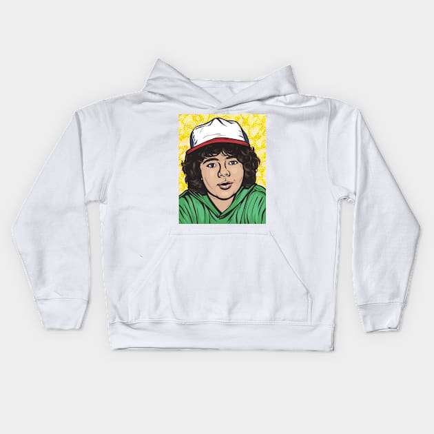 Dustin Kids Hoodie by turddemon